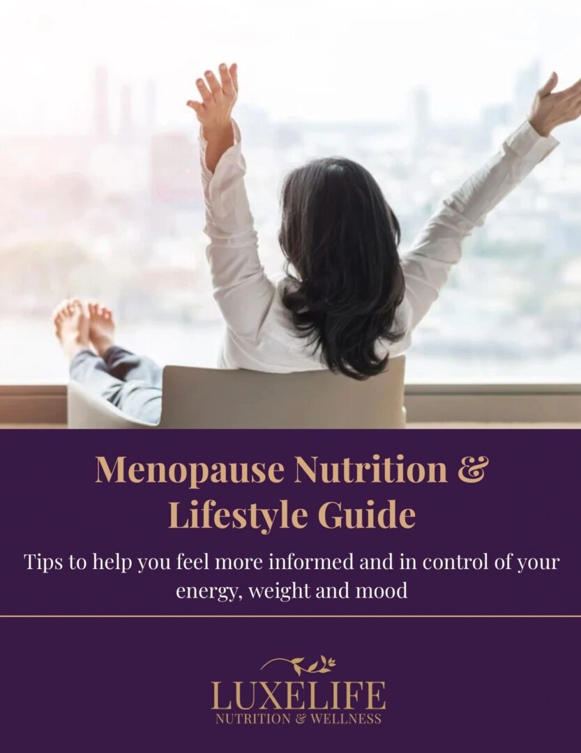 Woman stretching in chair, overlooking cityscape.